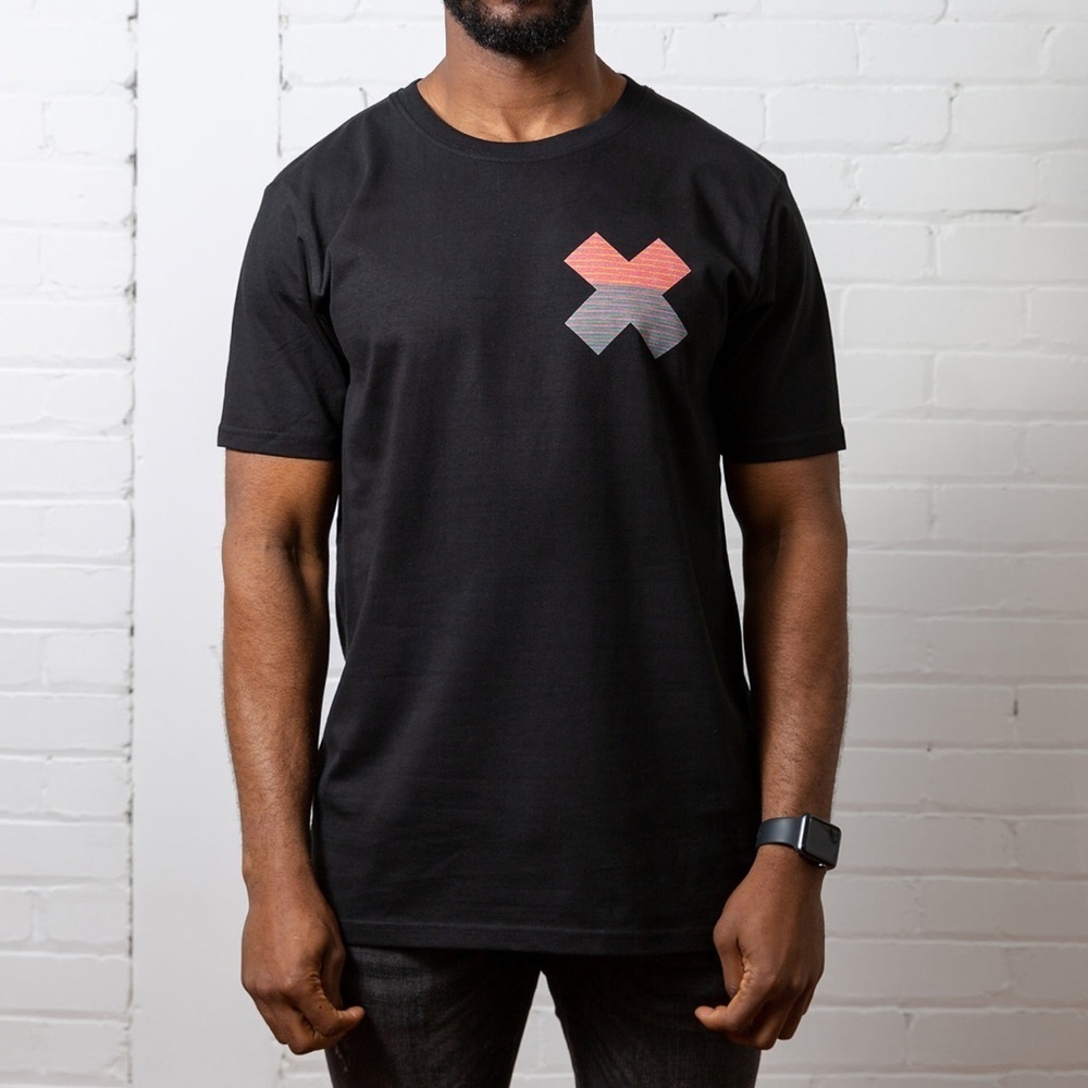 Wasted Heros Processing Imprint X T-shirt Mens size Large